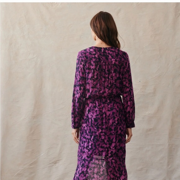 Bella Dahl Floral Midi Dress size M - Picture 4 of 12